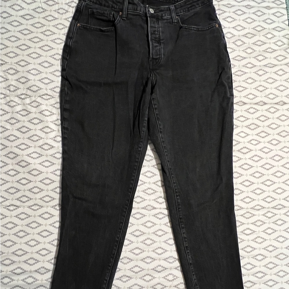 Old Navy Women's Black Straight Leg Jeans